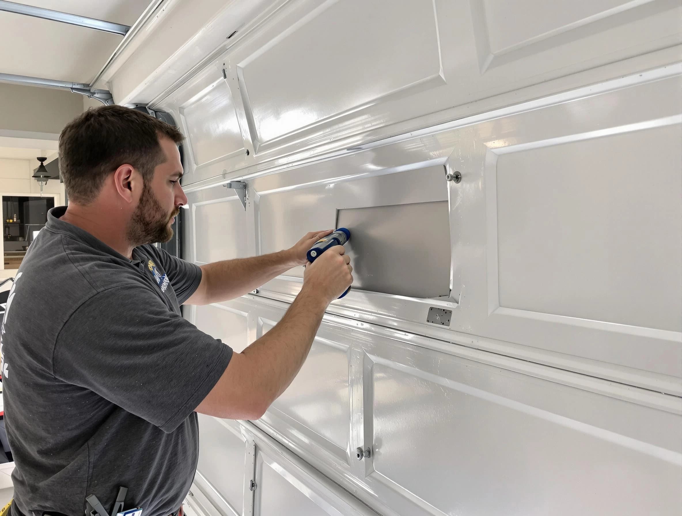 Garage door panel repair by Kirtland AFB Garage Door Repair in Kirtland AFB