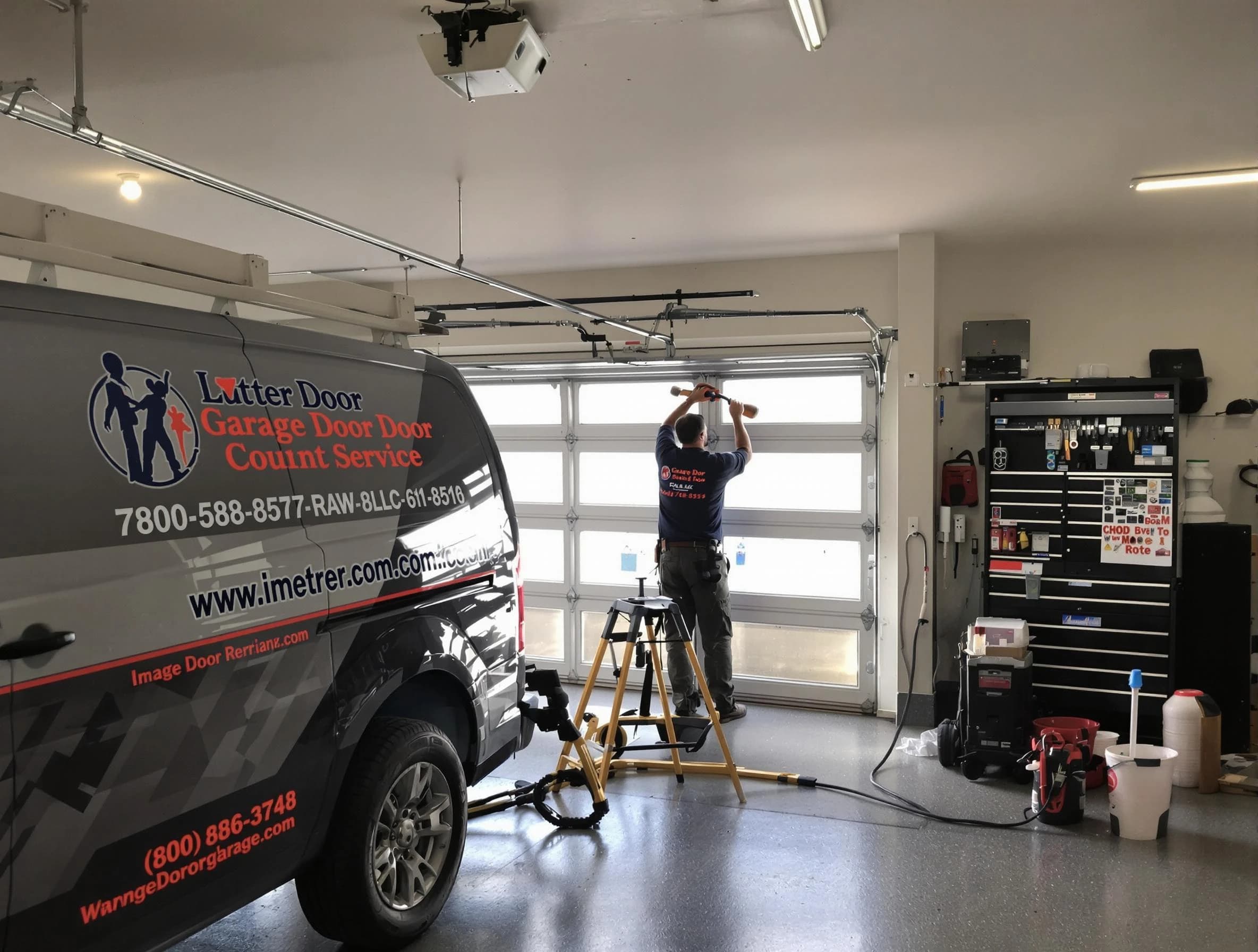 Kirtland AFB Garage Door Repair rapid response team performing same-day repair in Kirtland AFB