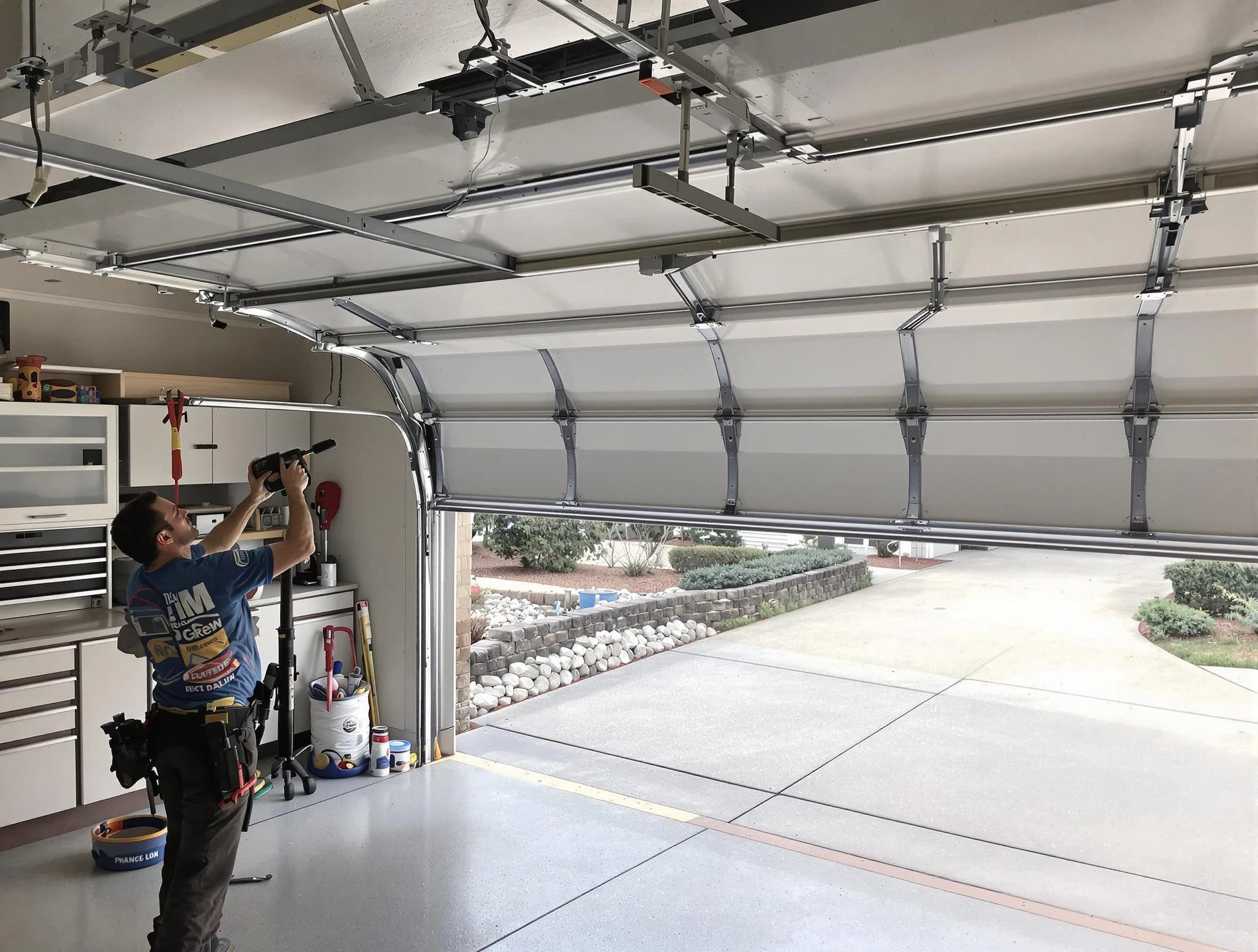 Garage door track repair service by Kirtland AFB Garage Door Repair in Kirtland AFB