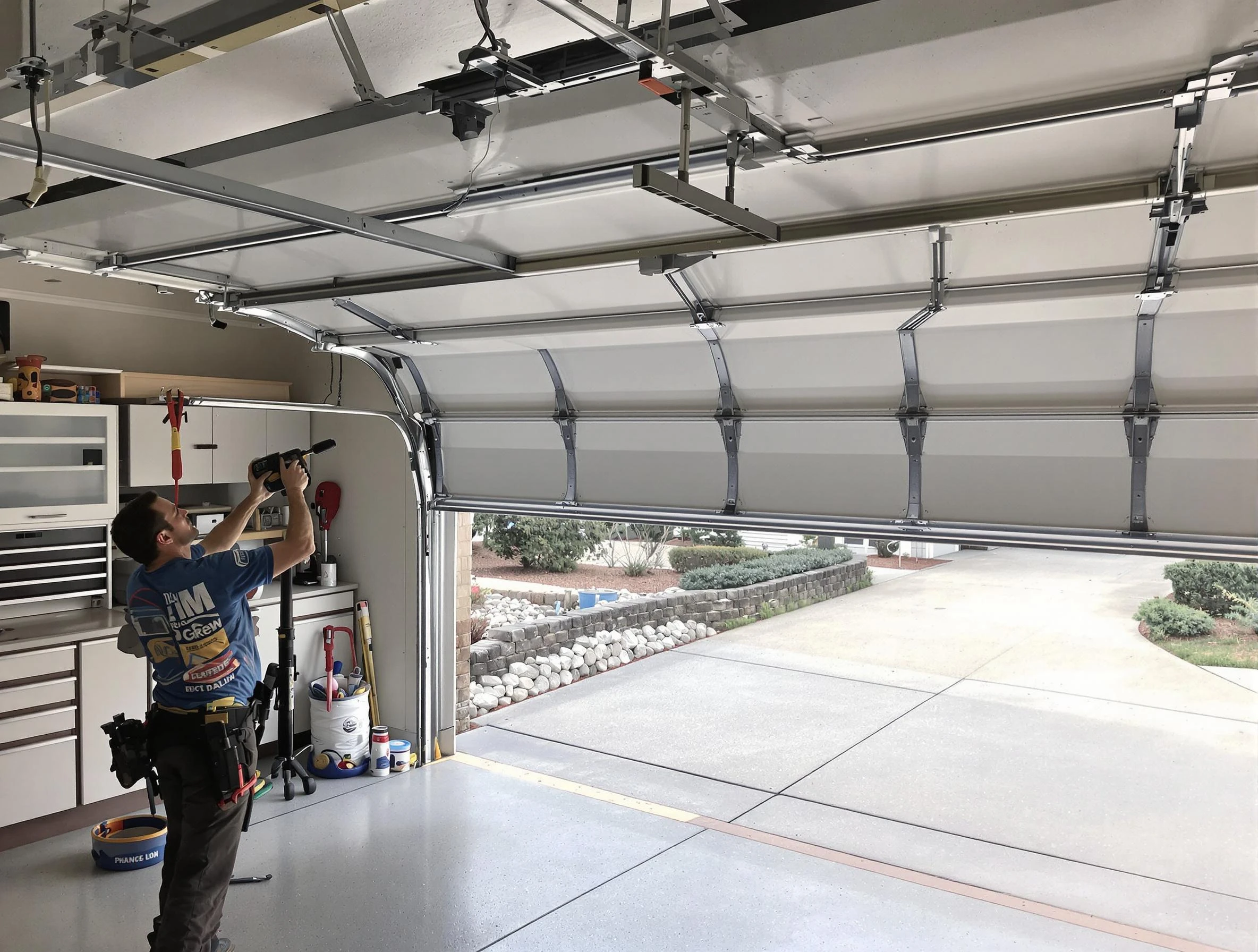 Garage door track repair service by Kirtland AFB Garage Door Repair in Kirtland AFB